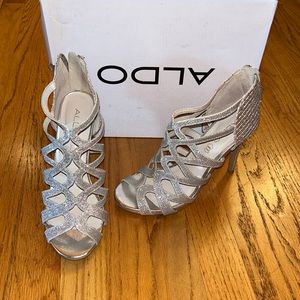 Silver heels